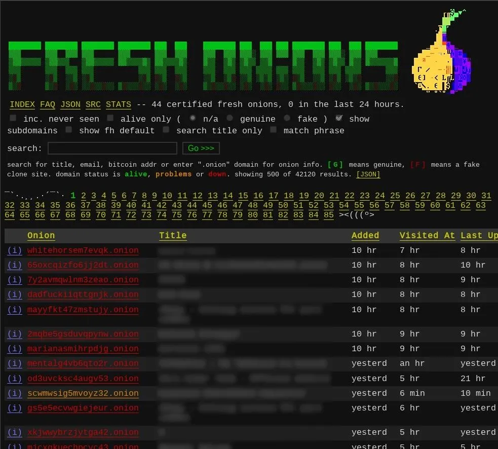tor search onion link